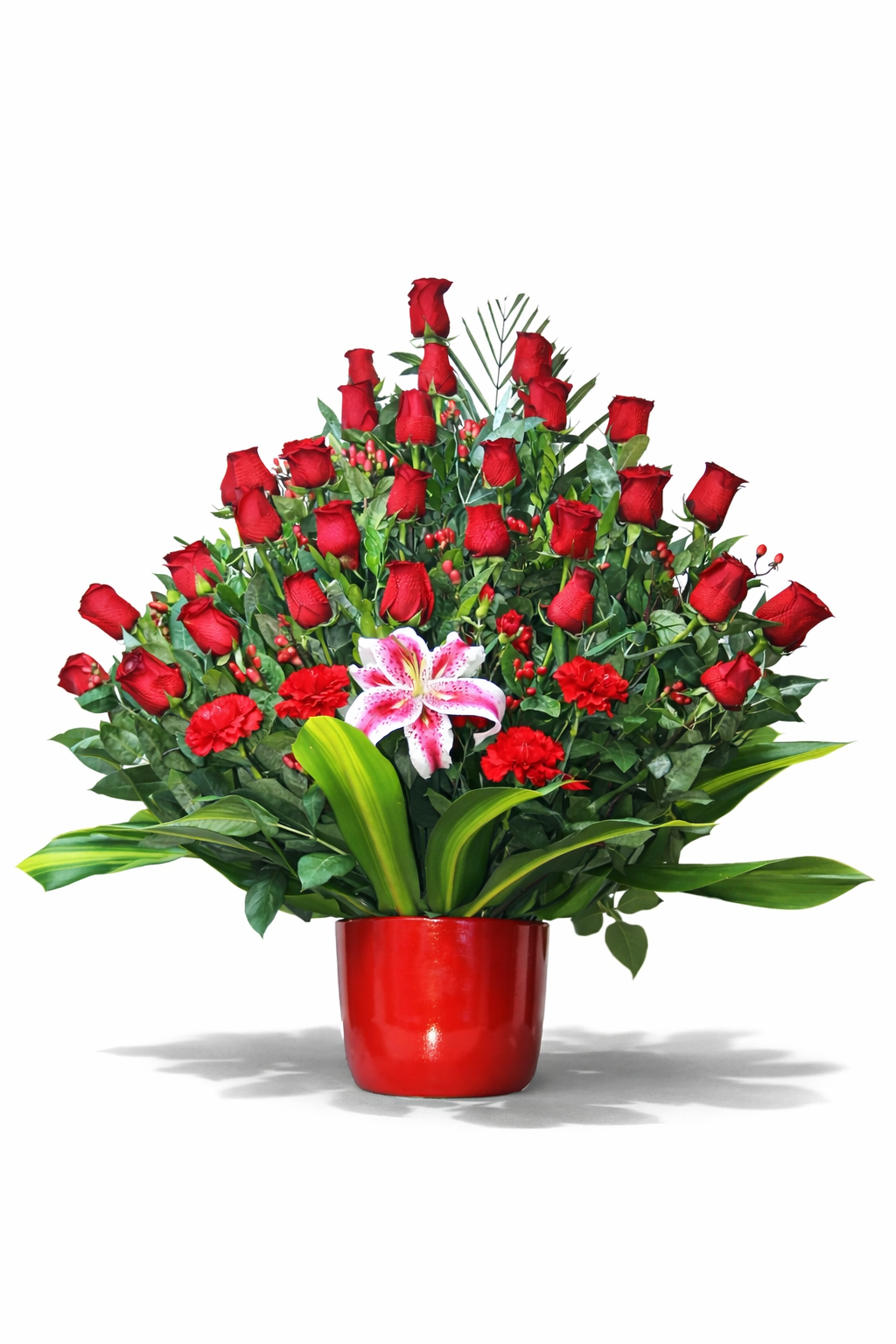 Arreglo Floral Gran Formato Rojo Imperial