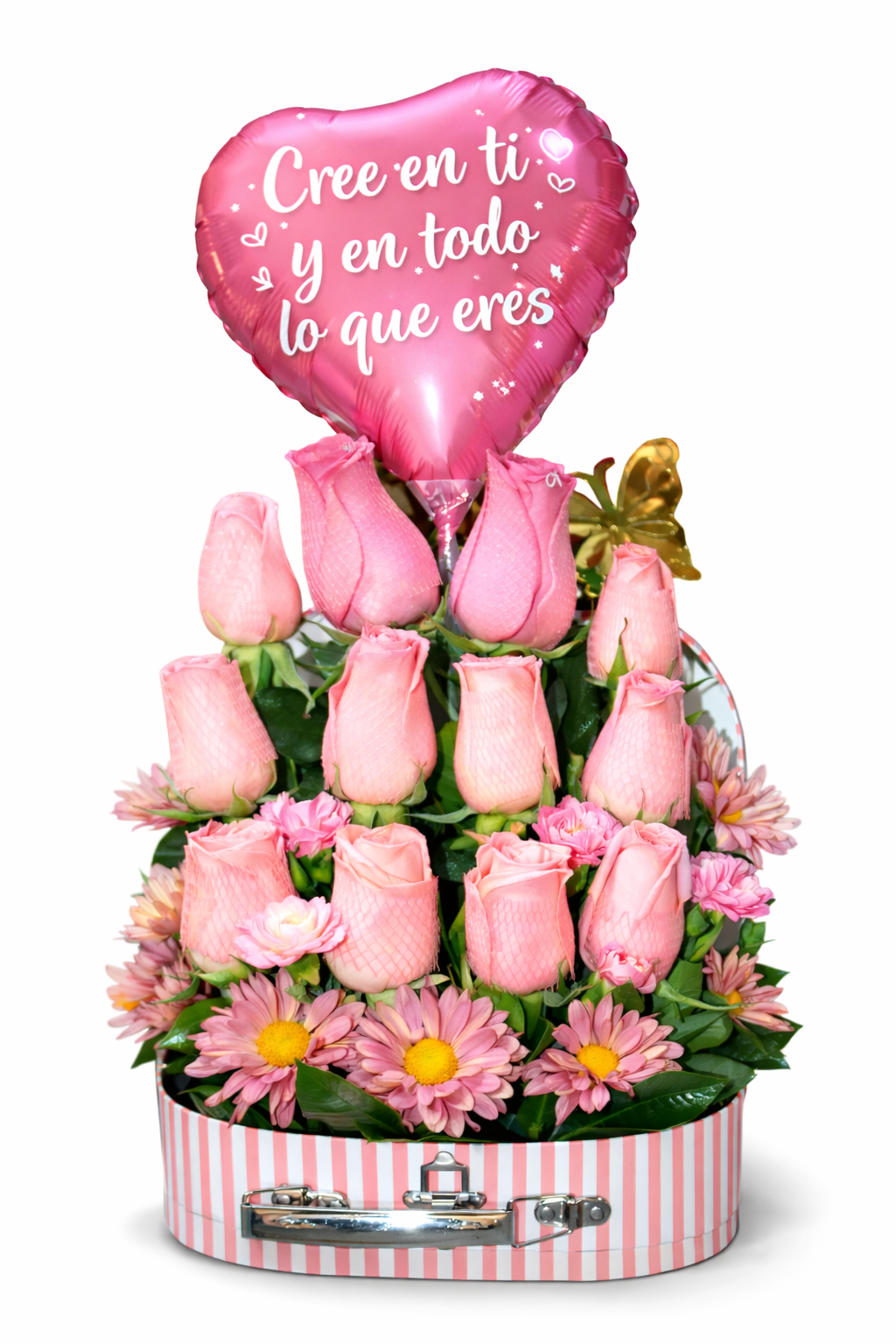 Arreglo Floral Inspiración Rosa