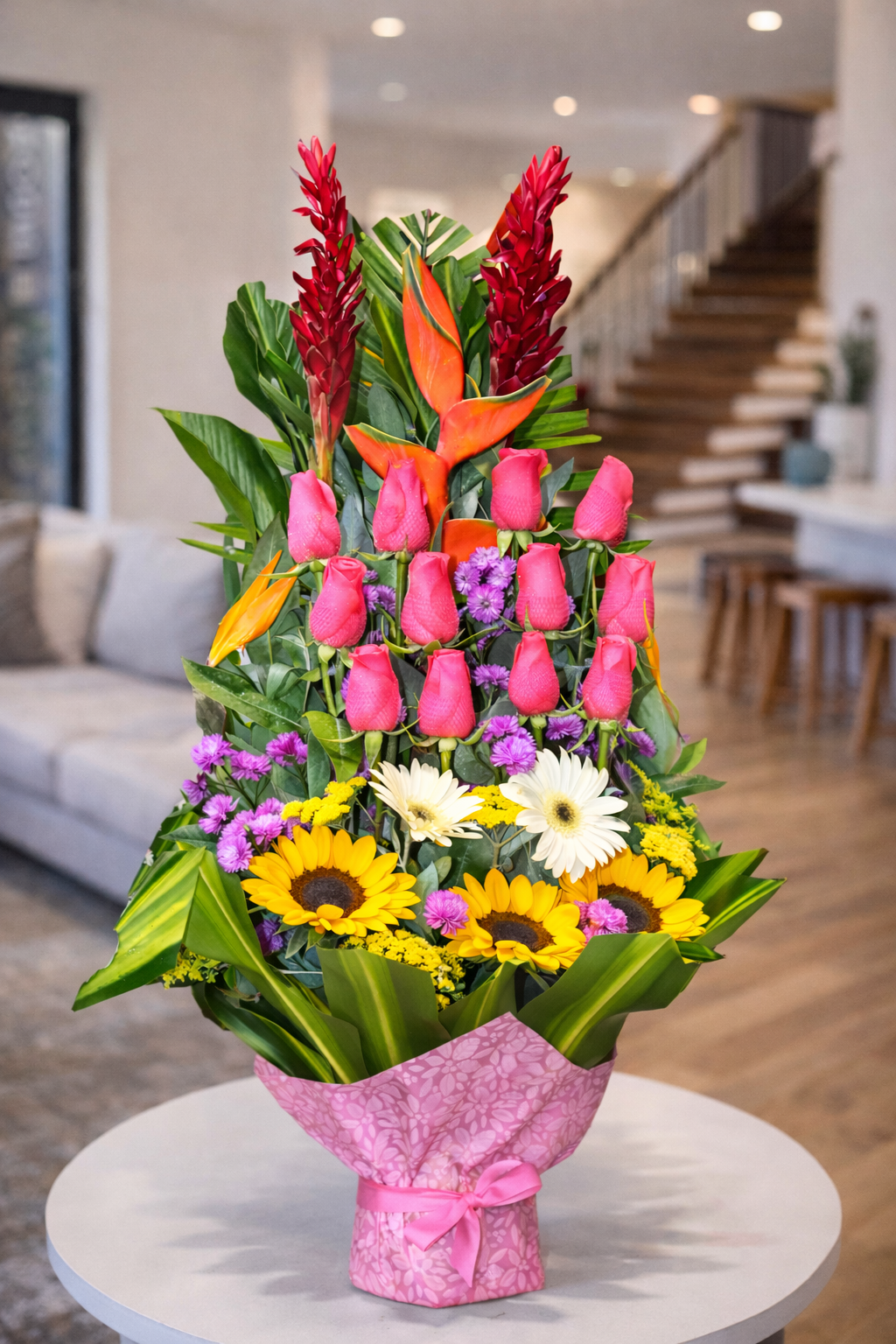 Arreglo Floral Tropical Elegancia Viva