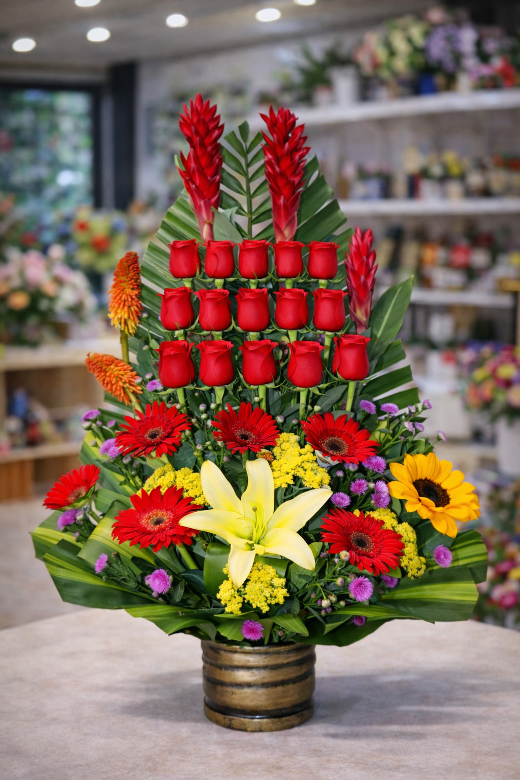 Arreglo Floral Gran Impacto Tropical