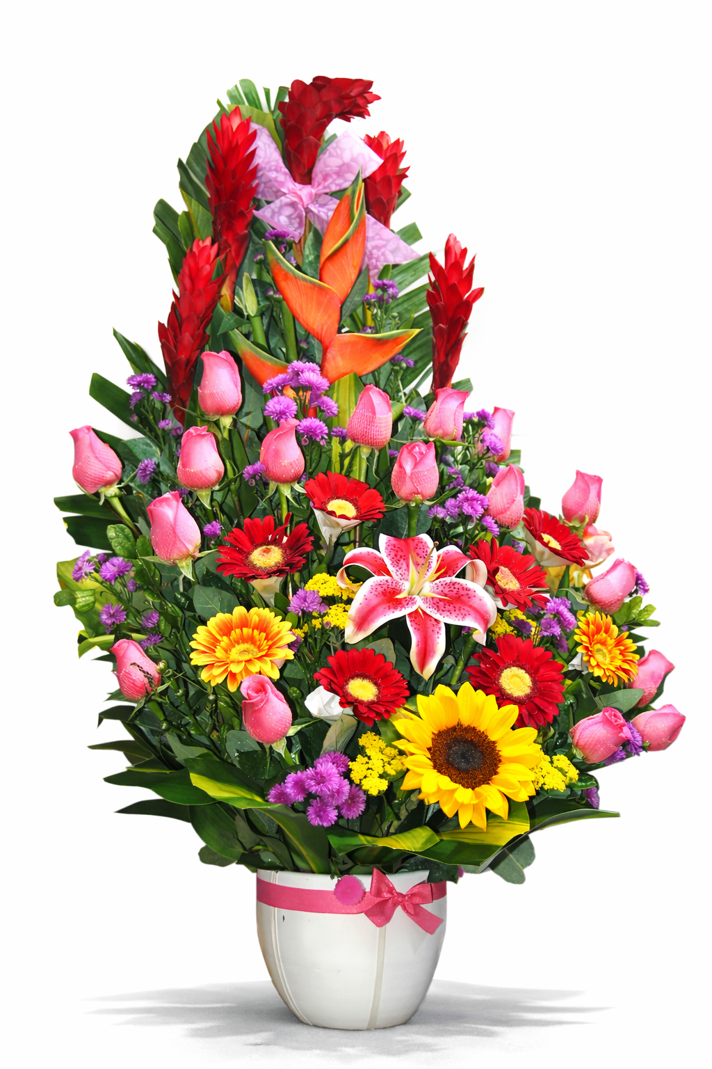 Arreglo Floral Tropical de Gran Presencia