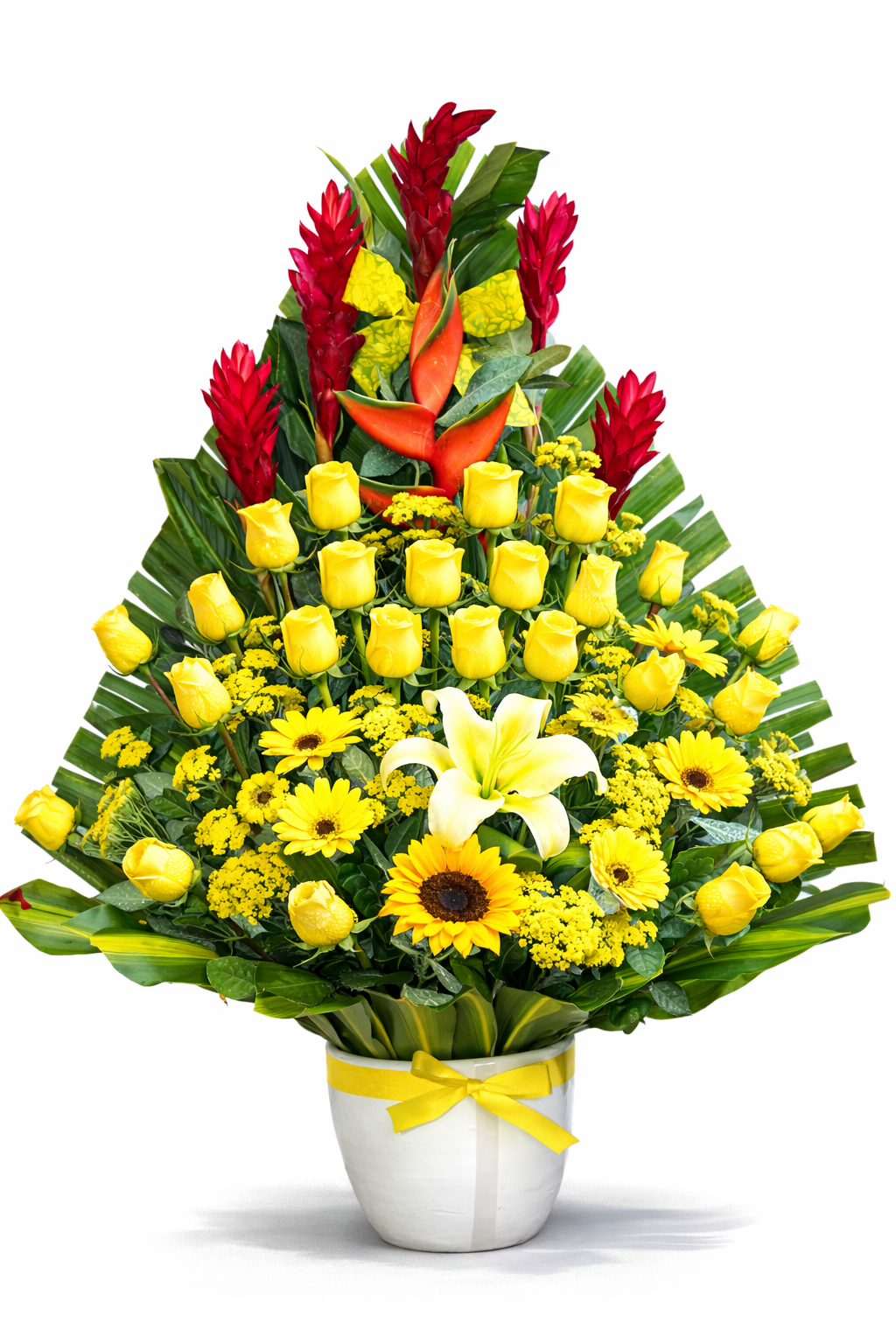 Arreglo Floral Tropical de Inauguración