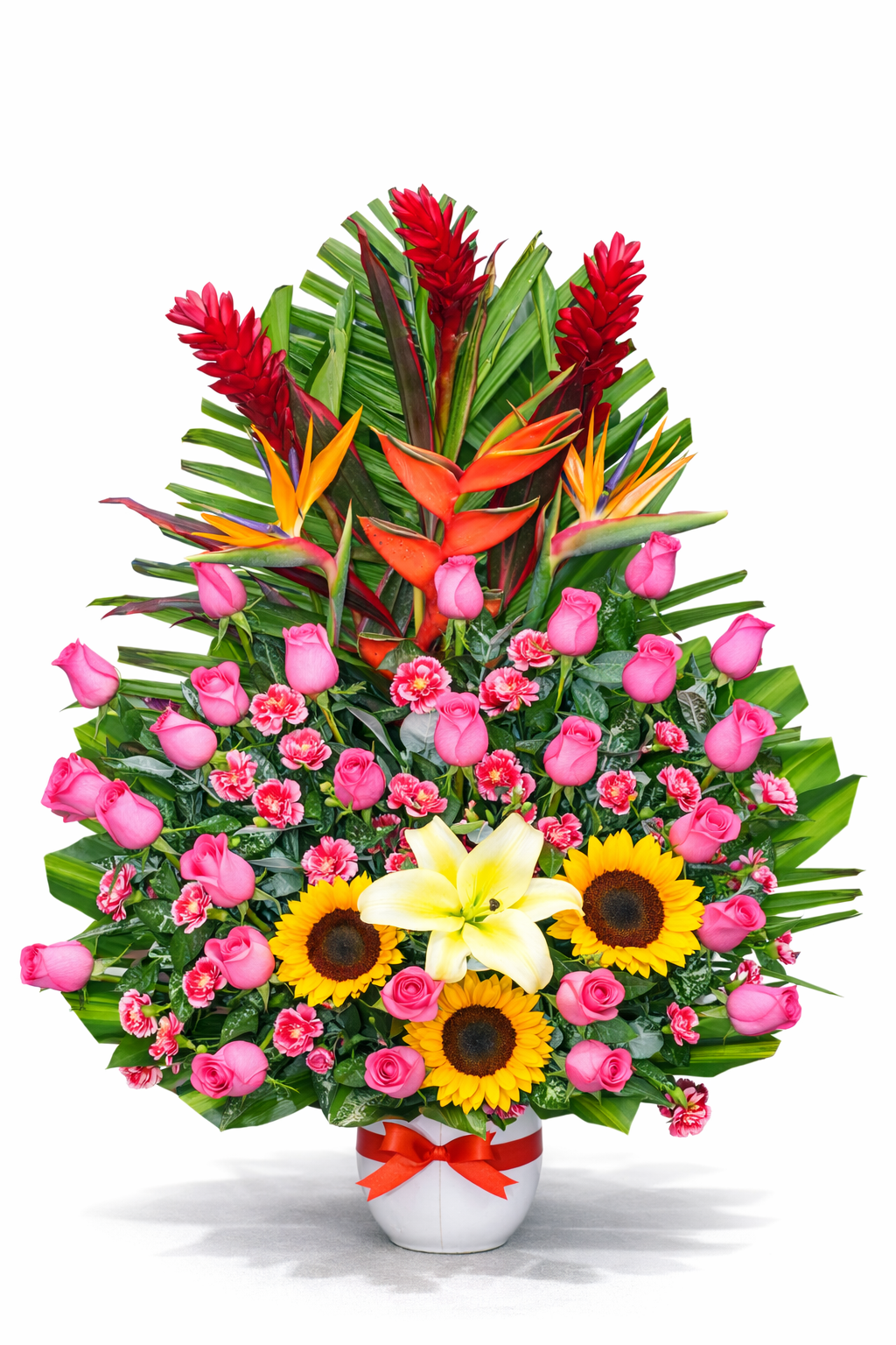 Arreglo Floral Tropical de Lujo