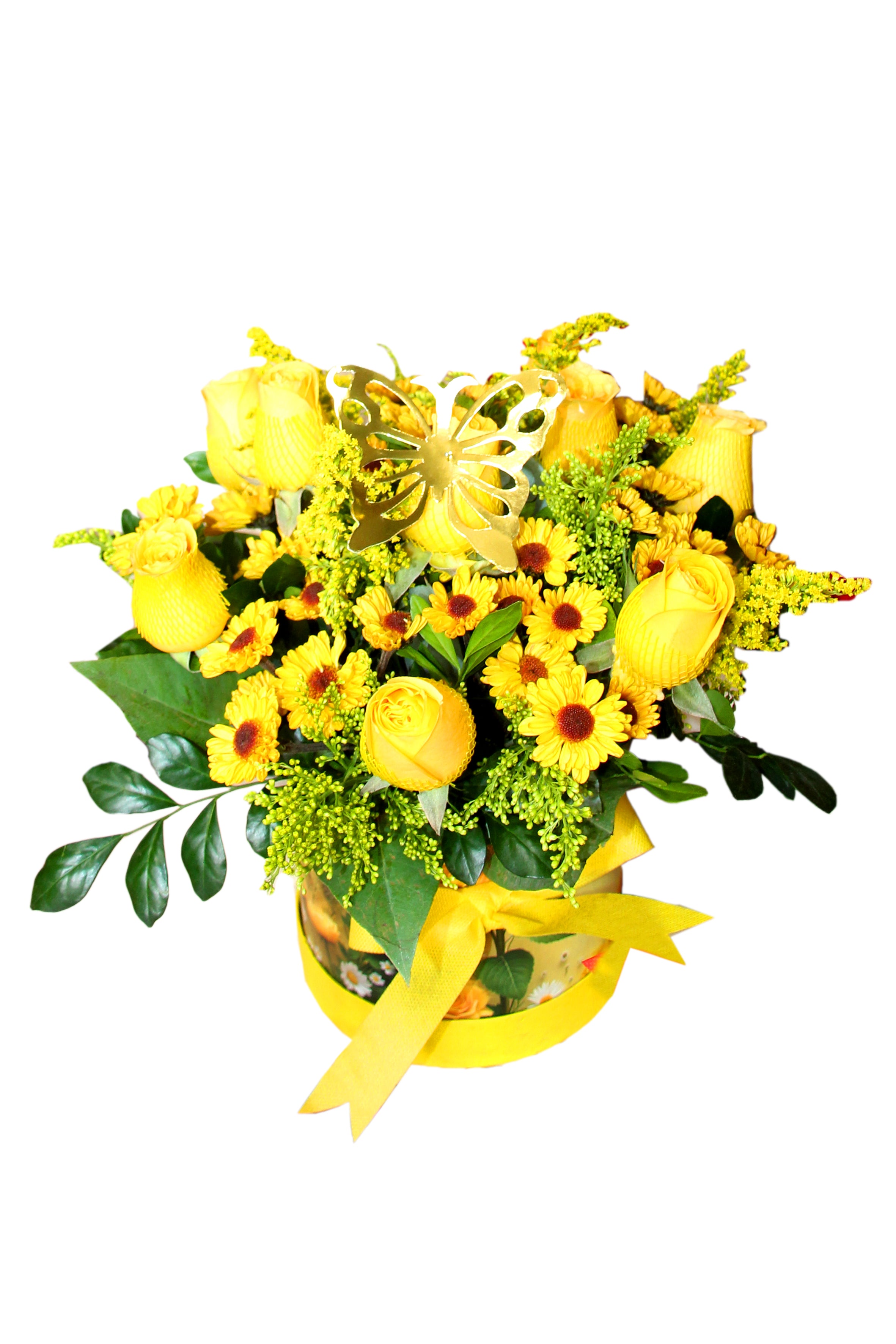Box de Flores Amarillas
