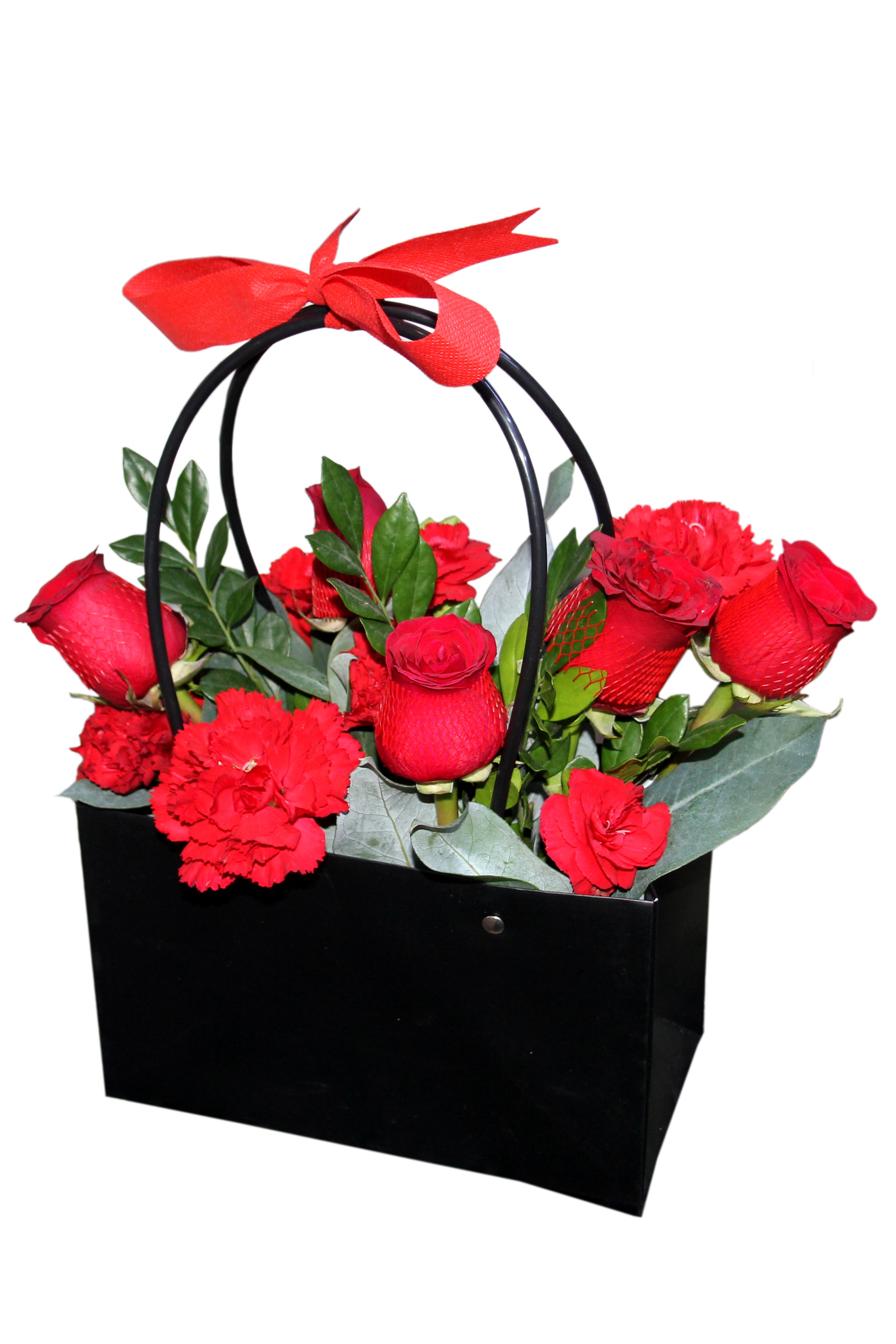 Cartera de Rosas Rojas