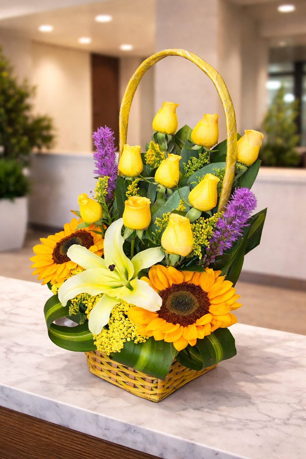 Canasta Solar Elegante