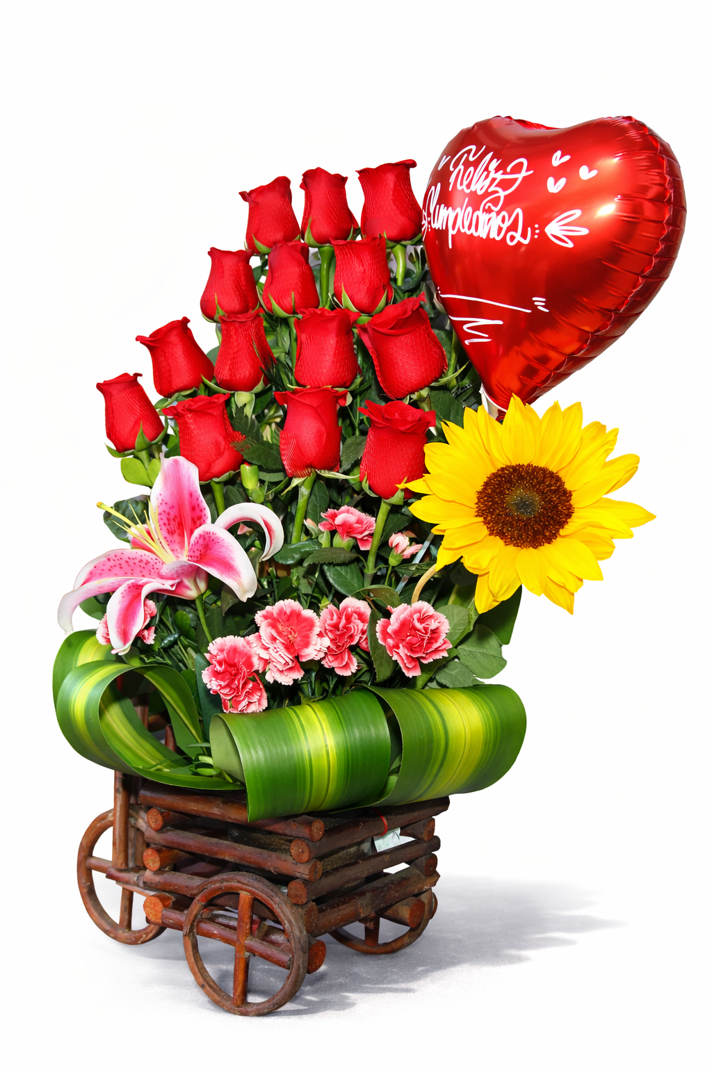 Carrito Floral Romántico