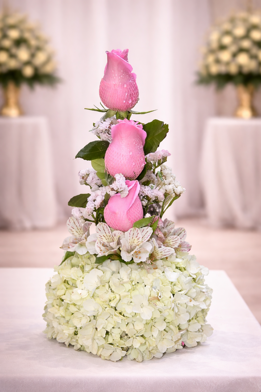 Centro de Mesa Elevado - rosado