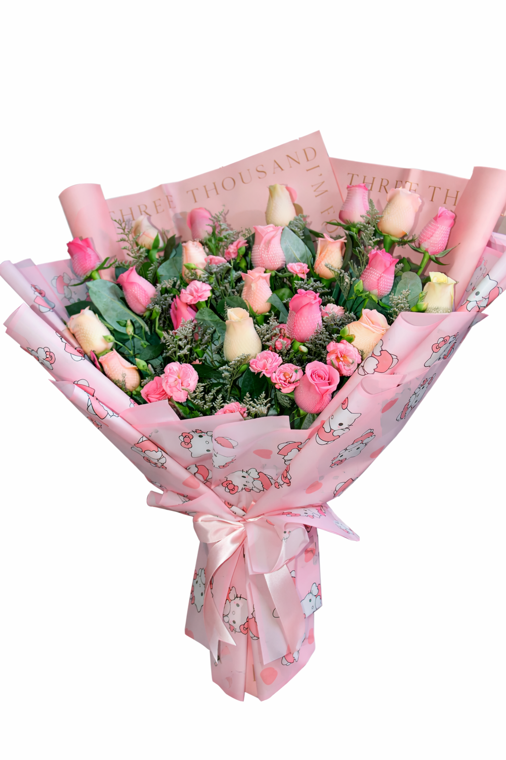 Bouquet Rosas & Encanto Hello Kitty