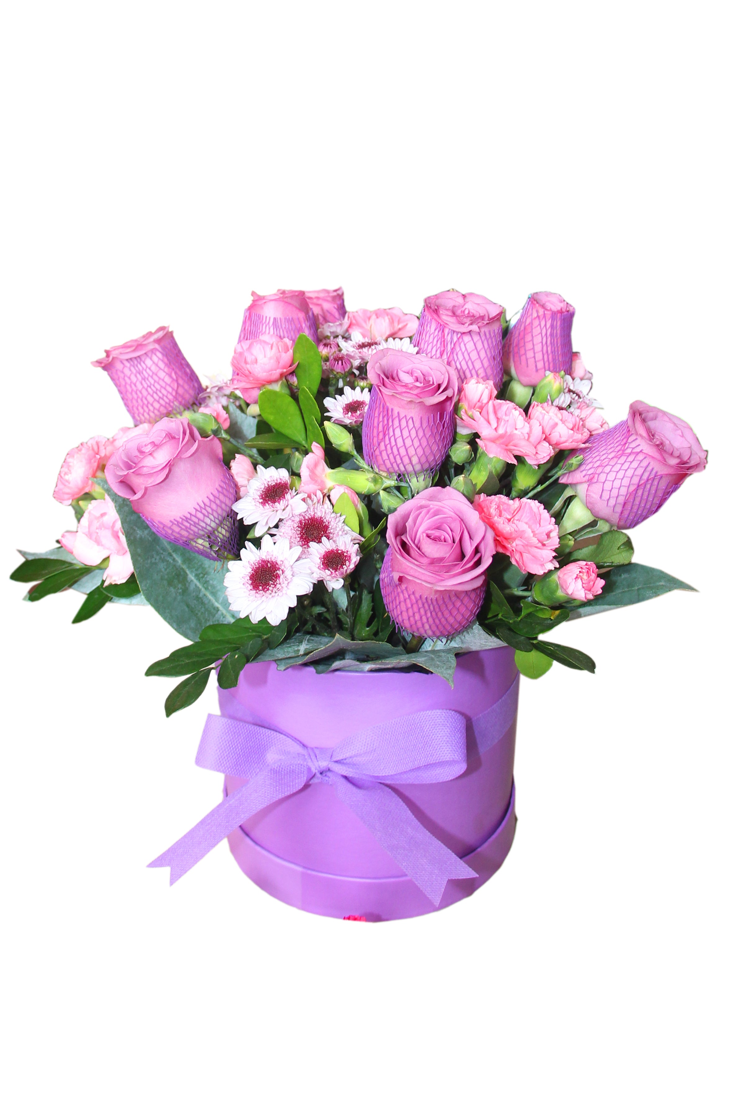 Box de Rosas Lilas