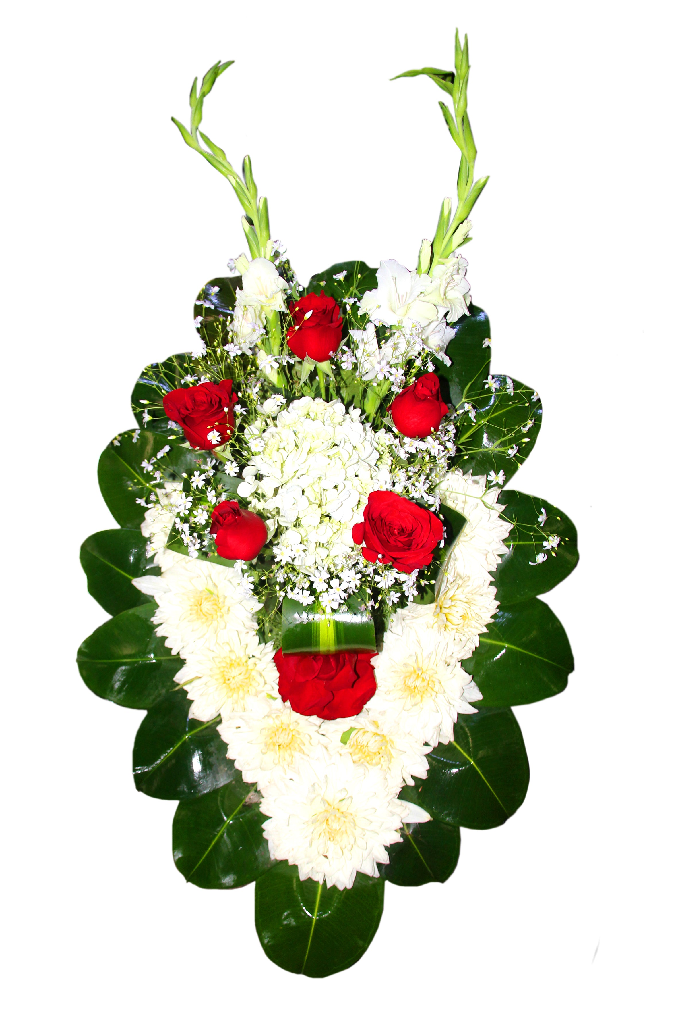 Pedestal Rosas Rojas