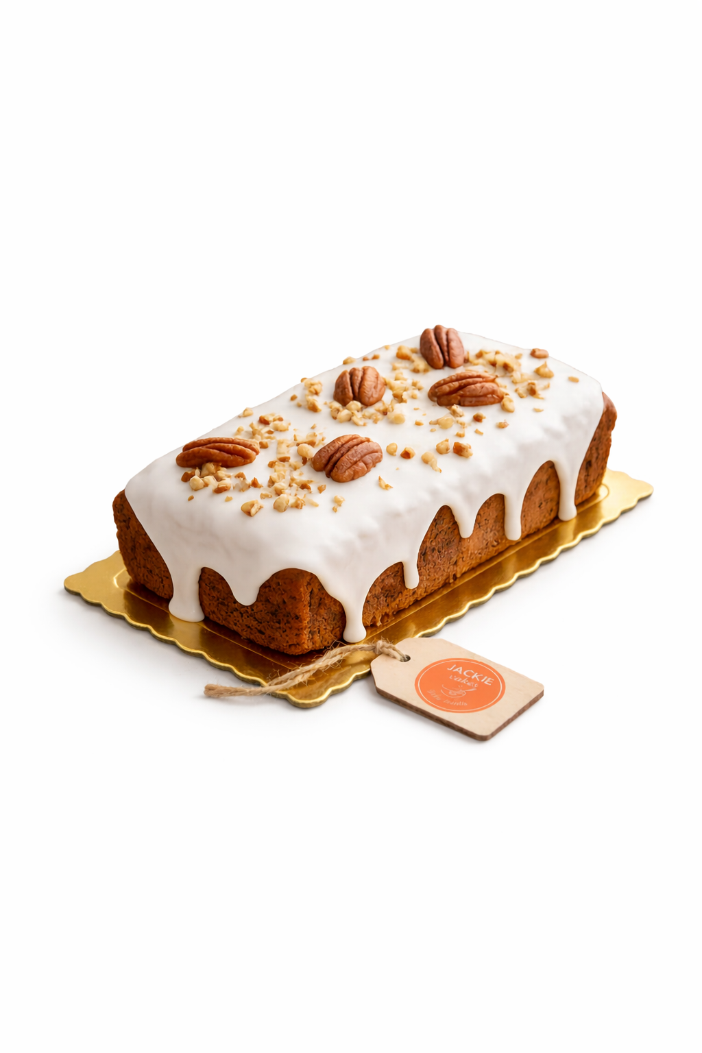 Queque de Nueces con Glaseado – Jackie Cakes