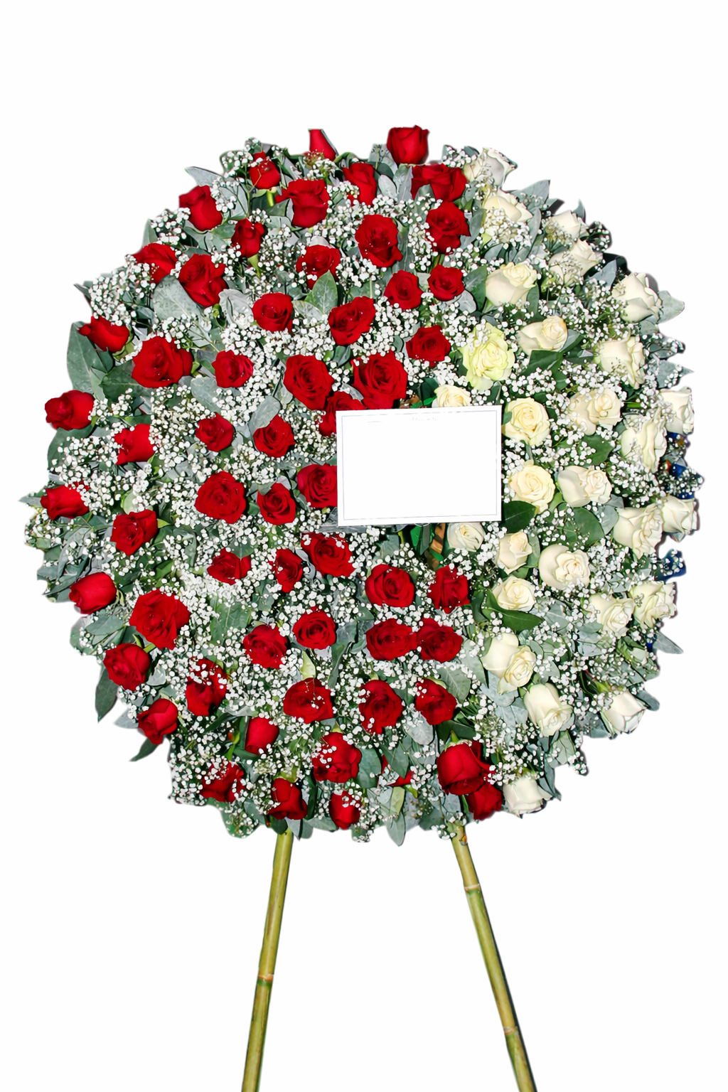 Corona Funeraria Bicolor